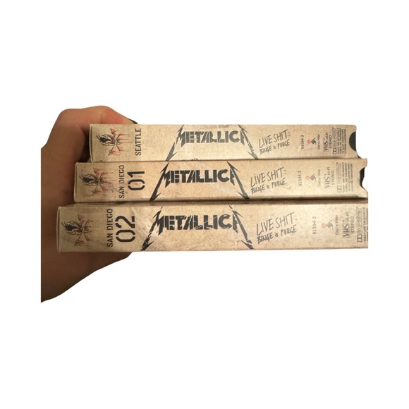 Metallica Live Shxt Binge and Purge VHS Set:  Like NEW! 90’s Concert Film - Picture 11 of 12